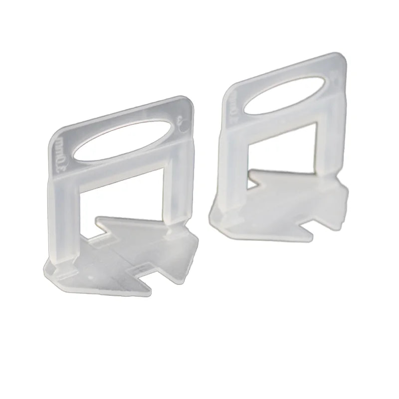JNZ in Stock Tile Accessories 1mm Tile Clips Leveling System Spacer Customize Color Tile Clip Spacers