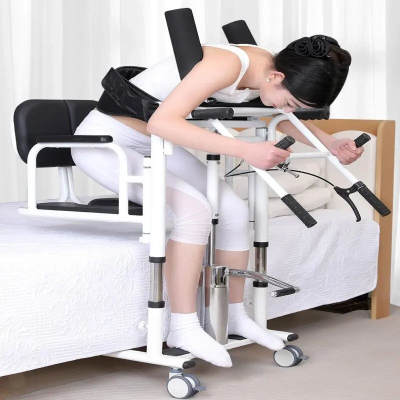 Hydraulic Lift Transfer Chair for Elderly and Disabled Patients Manual Options for Bathroom Safety Equipment