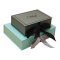 Custom A4 Size Unfoldable Gift Paper Boxes with Magnetic Lid Art Paper and Foam Inside Featuring Embossing and Matt Lamination