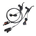 XOD 12/14inch E-Bike Scooter Brake Hydraulic Disc Cut Off Power Brake 2 Pin 3 Pin SM Plug Split Type DIY Electric Bicycle Brake