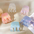 Kids Mini Flower Claw Clips 3.5cm Hair Catcher for Girls Side Clamp Women Accessories Acetate Hair Claw Clips