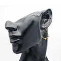 Fashion Earrings Trend 2021 V Shape Dangle Earrings Women 925 Sterling Silver Earrings