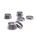 Premium 304 Stainless Steel Clamp Ring Double Ferrule Nut Core Low Pressure 3mm 1/4 Pipe Fittings Clamp Connector Accessories