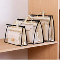 Hot Selling Custom Plastic Pvc Transparent Waterproof Purse Handbag Dust Bag for Handbags Luxury Chain Strap Shoulder Bags