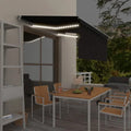 Wholesale Automatic Waterproof 12X13 LED Retractable Outdoor Awning From Leroy Merlin Spain Aluminum Frame with Acrylic Sail
