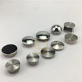 YL Easy DIY 25x21 Round End Cap Stainless Steel Balustrade Balcony Glass Fittings