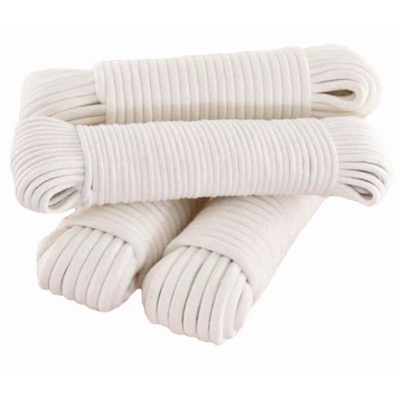 Durable 3mm 4mm 5mm DIY Macrame Cord Braided 100% Natural Cotton Twine Rope for Weaving Decoration Supplies