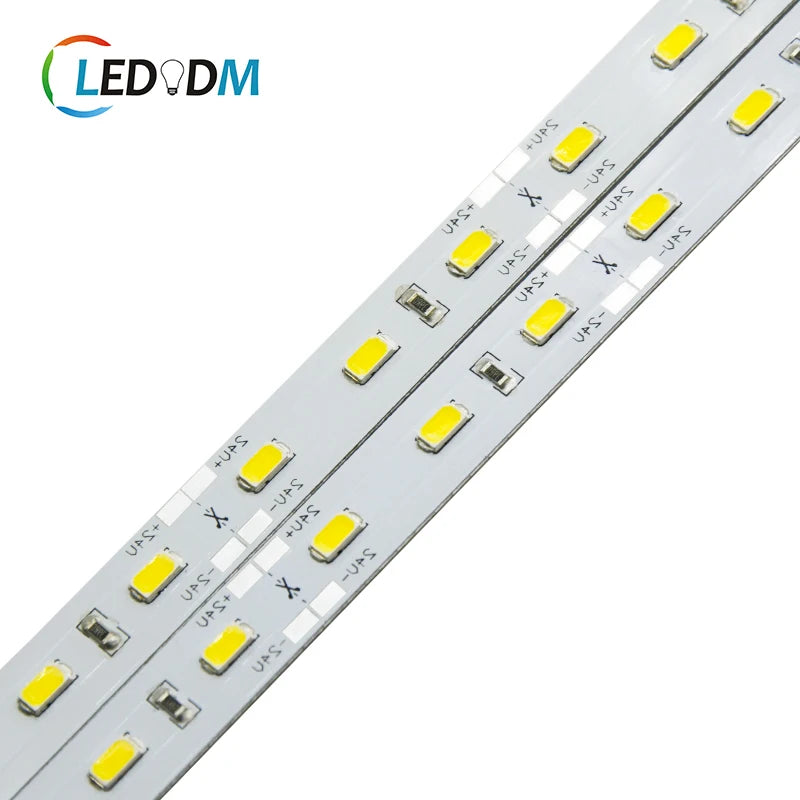 Led bar Strip SMD5730 60LEDs/m DC 12V 12MM Dimmer Single Color 2700k 3000k 6000k 2835 5050 Led Rigidy Strip Light