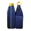1000ml 32 OZ HDPE Empty Blue Plastic Motor Oil Bottle with Tamper Evident Cap Screen Printed for Petrol