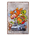 No MOQ Factory Printed Personalized Customized Metal Decorative Custom Made Vintage Tin Signs for Bar Pub Home Wall Decoration
