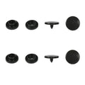 10 mm Plastic Snaps Button Fasteners Folder Buckle Resin Leather Rivets Down Waistcoat Buckle Children Snap-fastener