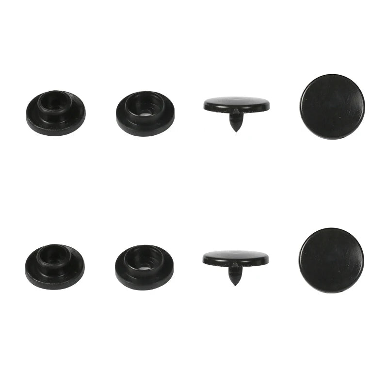 10 mm Plastic Snaps Button Fasteners Folder Buckle Resin Leather Rivets Down Waistcoat Buckle Children Snap-fastener