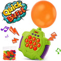 Quick Push Bubble Game Pop Electronic Game for Children Adults Fast Push Pop Game with Balloon Inflatable Sensory Squeeze Toys