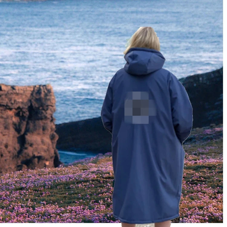 Multicolor Changing Robe Custom Waterproof Beach Surf Poncho 70X110CM Windproof Waterproof Jacket