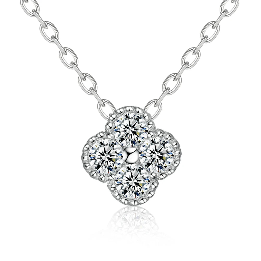 Jewelry Manufacturer Custom 925 Sterling Silver Zirconia Necklace for Women CZ Pendant OEM