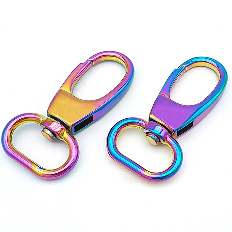 25mm Metal Snap Hook Keychain Carabiner Swivel Snap Hooks Clip Clasp for Bags
