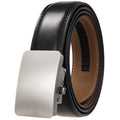 LY36-1315-1 Men's Casual Button Buckle Belt Custom Logo Men Fashion Automatic Genuine Leather Belts Luxury Business Leather Belt