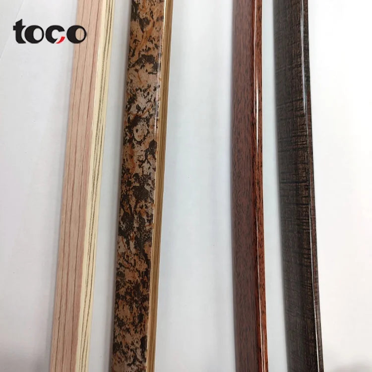 Toco China Factory U Edge Banding Tape 19mm T/u Shape Pvc Mdf Edge Bands Plastic Profile