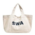 Women Top Handle Bag Custom logo Canvas Tote Class Bags