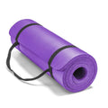 ZY YM01 Non-Slip Durable NBR Exercise & Workout Mat with Self-Strapping System 183x61cm Multi-Color for Yoga/Gym/Pilates MegaBDM