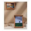 Eco-friendly Solid Frame Display Pictures Photo High Translucent Plexiglass MDF Wood Picture Frame
