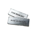 Professional Manufacture Jacron / Patch / Badge / Tag Custom PU Clothing Label for Jeans and Bags Eco-Friendly