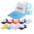 ALLCH Custom Whosale Baseball Racing Logo Men 5 Panel Mesh Foam Puff Print Trucker Caps Hats