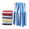 Good Quality Personalized Beach Towels for Adults Pool Towels with Name 100% Cotton 70"x30" Quick Dry Striped Beach Towels