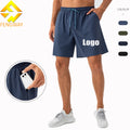 Custom Summer Casual Solid Men's Workout Running Fitness Athletic 5 Inch Breathable Eco-Friendly Gym Shorts