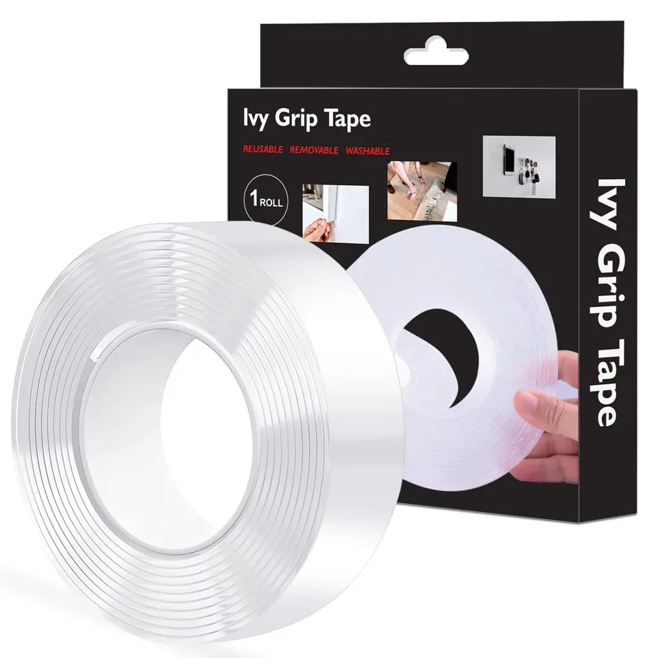 1/3/5M Nano Tracsless Tape Double Sided Transparent No Trace Reusable Waterproof Adhesive Tape