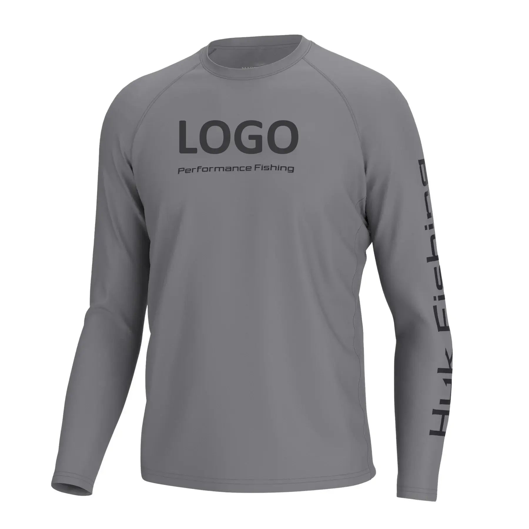 Custom Wholesale Long Sleeve Upf50+ Quick-Drying Uv Moisture-Wicking Long-Sleeved Sun Shirt Performance Men's Fishing Shirt
