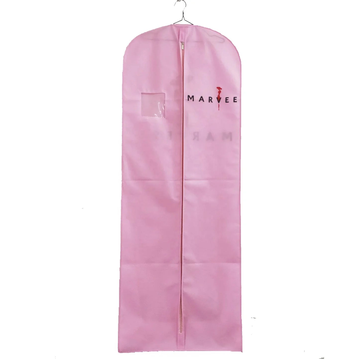 Pink Non Woven Customized Dress and Bridal Wedding Dress Cover and Garment Bags
