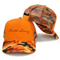 Orange Camo Color 5 Panel Mesh Trucker Caps Wholesale Summer Image Sport