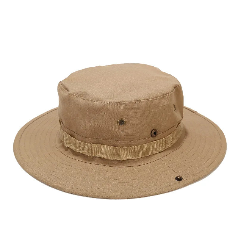 Benny Large Brim Camouflage Special Forces Tactical Hat Outdoor Fishing Mountaineering Sun Cap Formal Style Fisherman's Hat