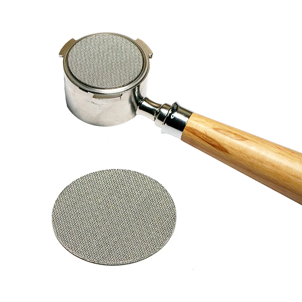 1PCS Stainless Steel Coffee Portafilter Puck Screen 150um/100um/50um Sintered Mesh Screen Disc