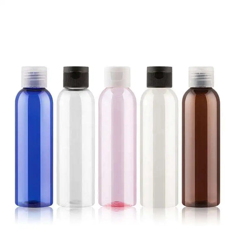 Hot Sale 150ml Round Shoulder Flip Bottle butterfly Cap Plastic Flip Cap Split Bottle Multi-color Lotion Bottle