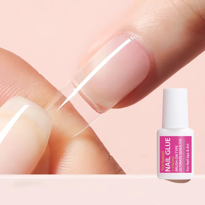 Top Quality Brush on Nail Glue Bulk Nail Adhesive air Dry Press on Nail Glue