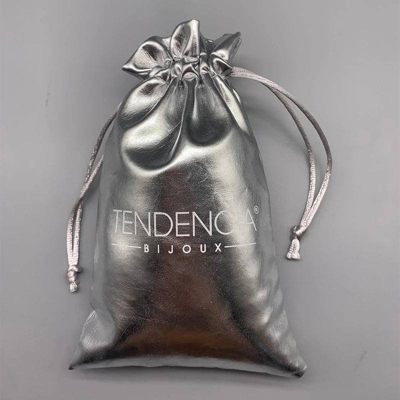 PU Drawstring Pouch Bags for Gift Packing and Gift Use with Customizable Sizes and Custom Logo