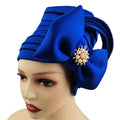 JINGMI Women's Spring Polyester Oxford Satin Inner Hijab Caps with Adjustable Decorative Beads