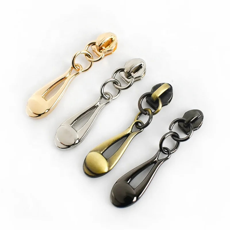 MeeTee ZT201 #3 Luggage Hardware Zipper Pull Clothes Sewing Zipper Sliders Bags Accessories Nylon Zippers Puller