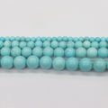 Natural Loose Round Semi-precious Stone Beads Turquoise Gemstone Beads for Jewelry Making