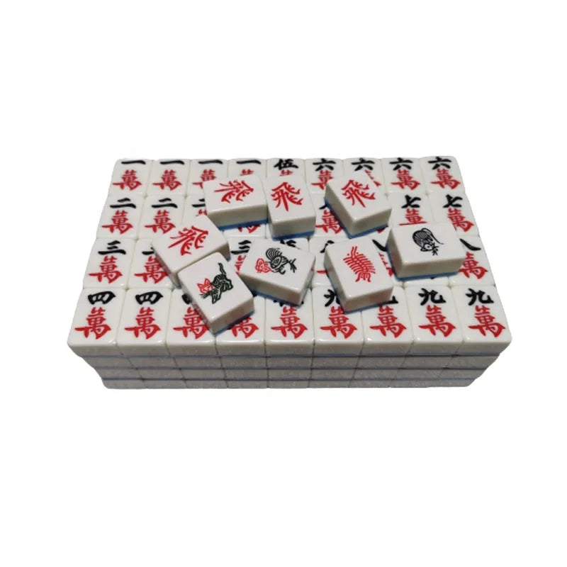 Customized Size Luxury Casino Dedicated Comfortable Rectangular Entertainment Mahjong Tiles Professional Quality