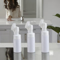 Customizable Logo 100ml PET Foam Brush Bottle for Beauty Empty Skin Care Facial Cleanser Packaging Pump Sprayer for Wigs