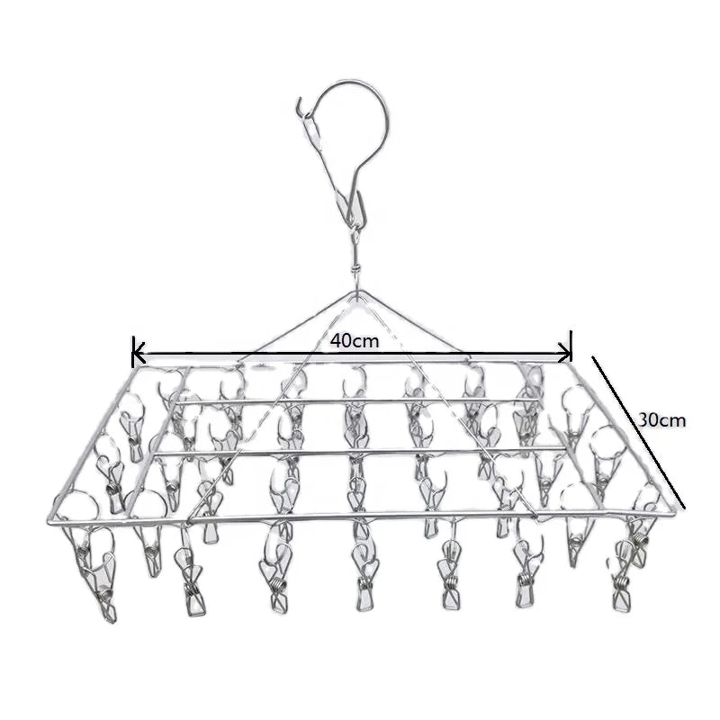 Best 316 Stainless Steel Clothes Hangers and Underwear Hangers and Marine Grade Stainless Steel Rack Socks Hanger With 316 Pegs