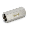 Mini Pneumatic Check Valve 1/4 BSPP One Way Air Non-Return Valve Air Compressor Brass Air Check Valve