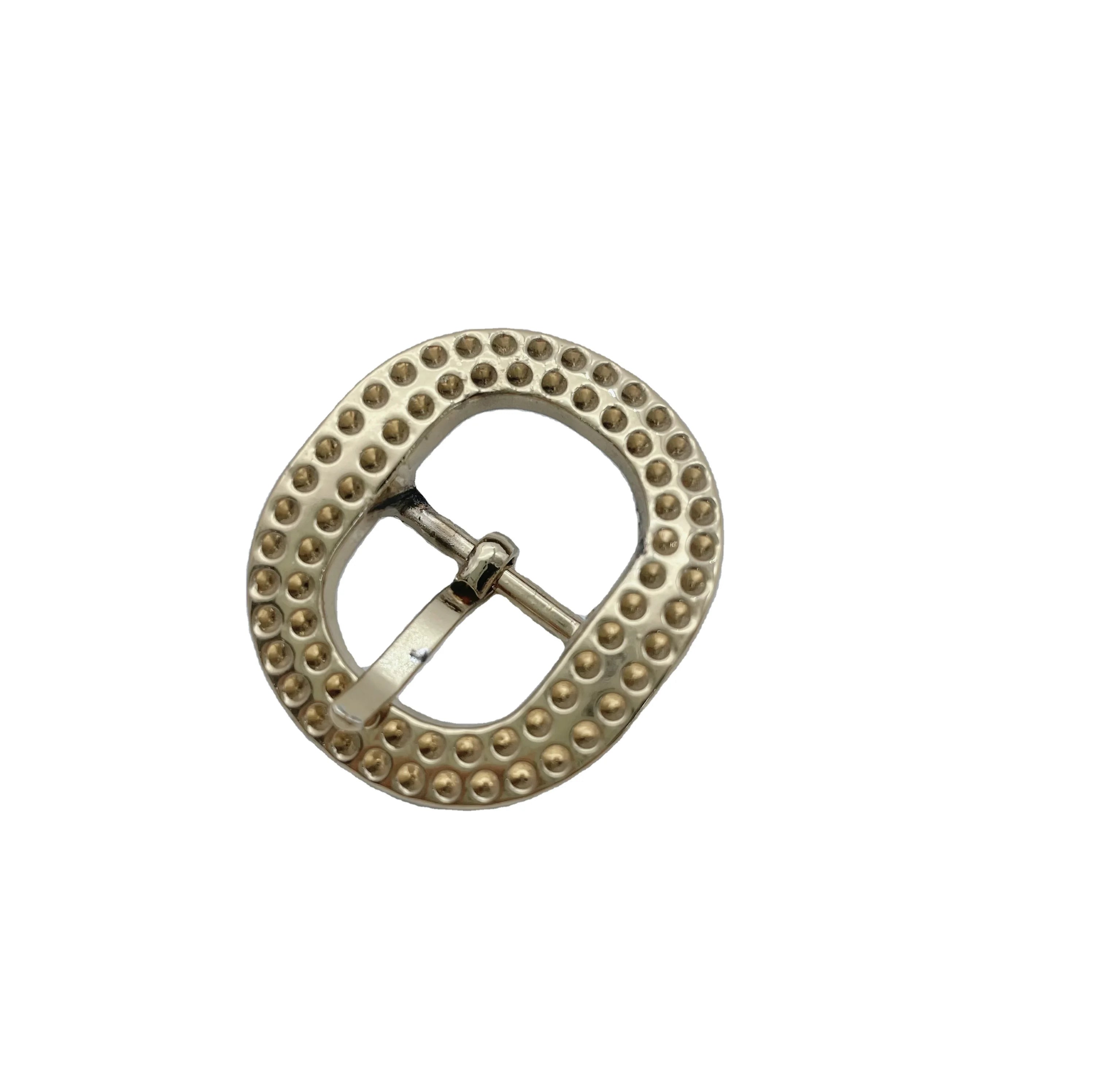 New Design Wholesales 15mm Gold Pin Belt Buckle for Lady