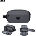 ZUOLUNDUO Fashionable Polyester Makeup Bag Waterproof Zipper Storage and Travel Cosmetic Bag with Zipper for Washing