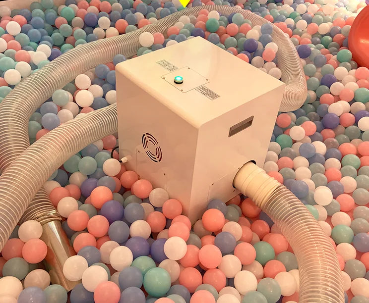 Indoor Playground Ball Pit Dry Cleaning Machine with 15000 Balls/H Capacity for Kids-Hanlin