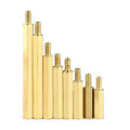 Single Head Brass Hexagonal Column M3 Standoff Spacer Round Male Female PCB Computer Motherboard with Brass Material
