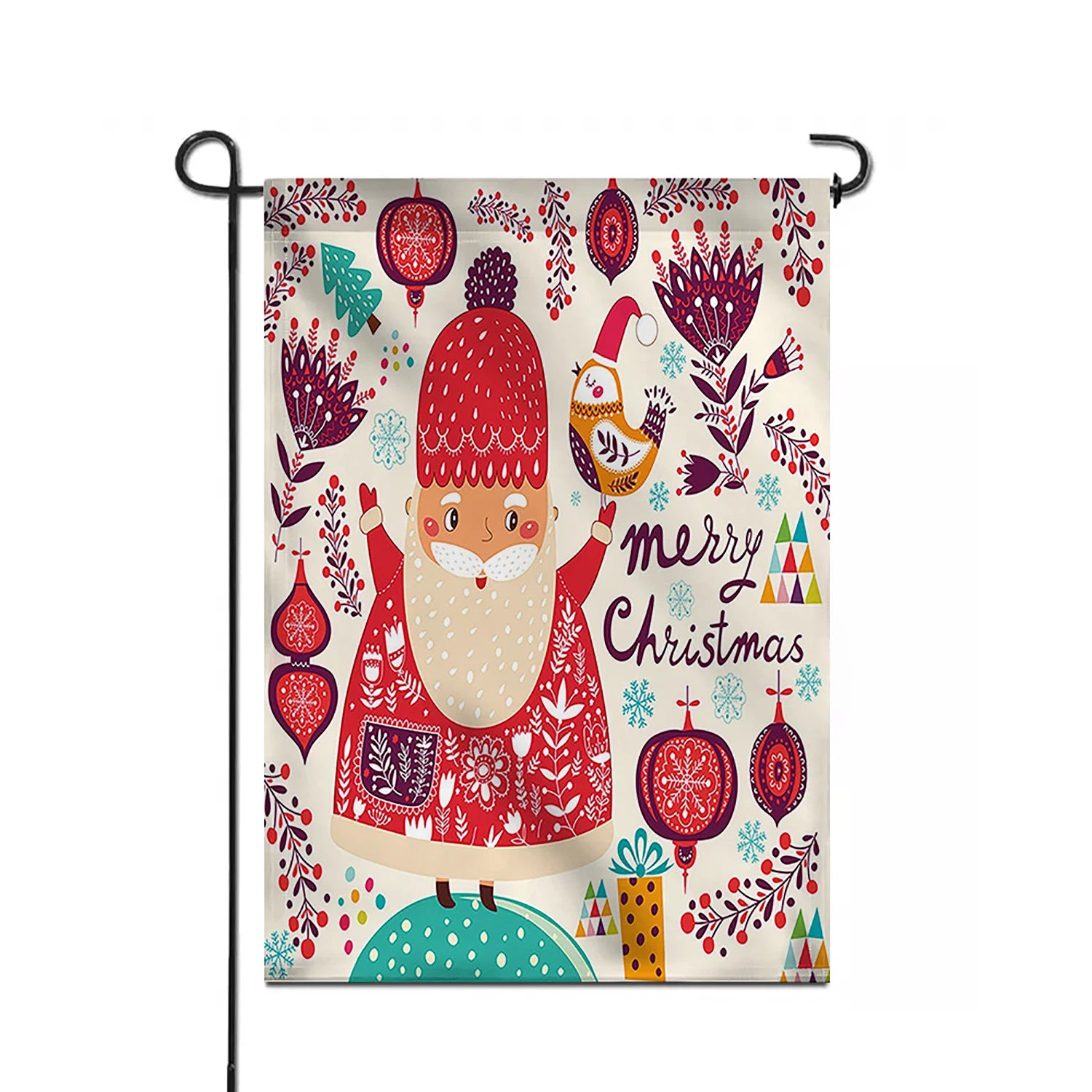 Promotional Product Wholesale Customized Garden Flag 36.5X16.5inch Out Garden Flag Christmas